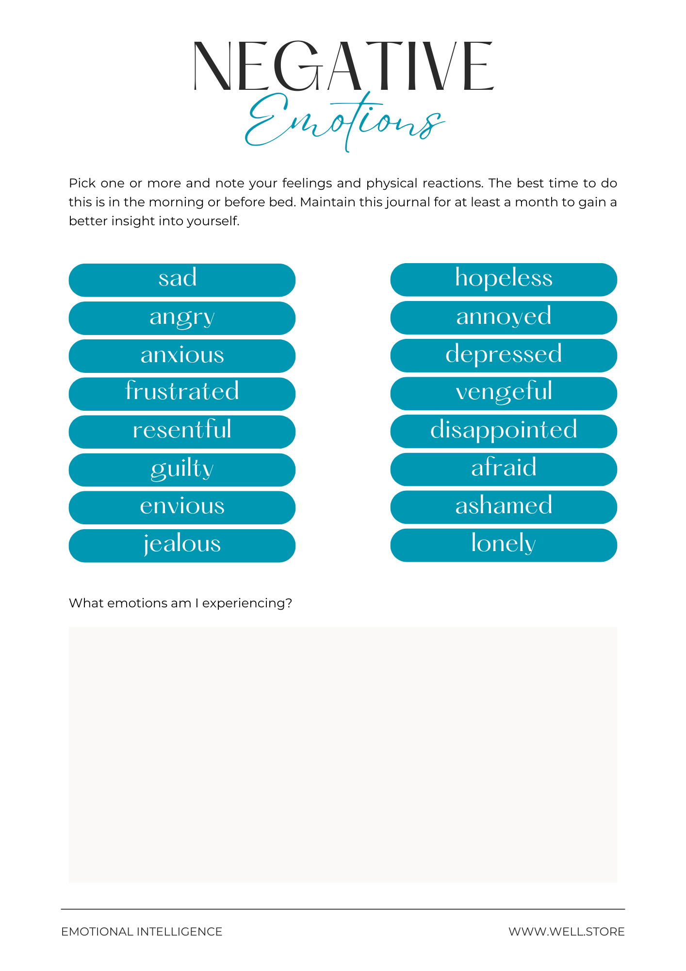 Emotional Intelligence (eBook & Workbook)