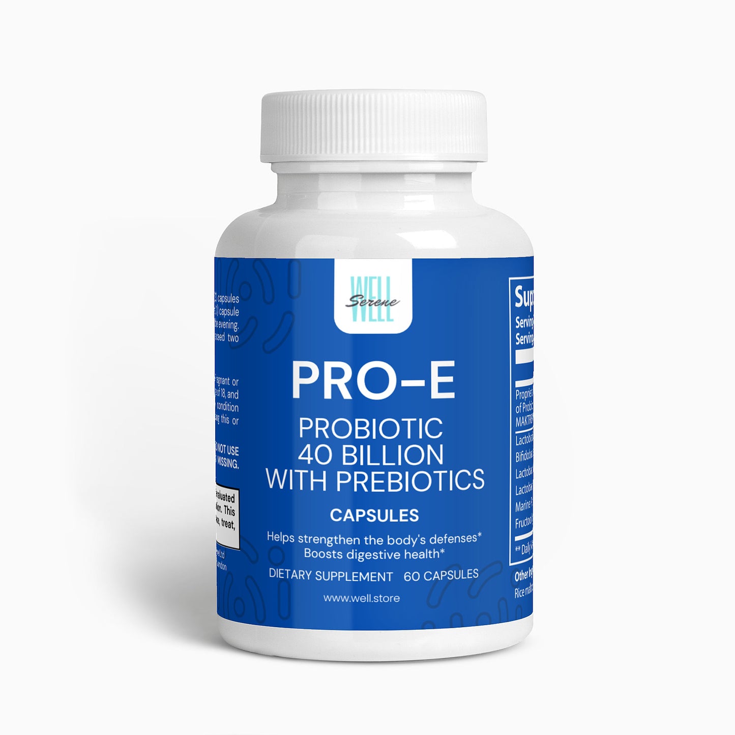 PRO-E: Probiotic 40 Billion with Prebiotics