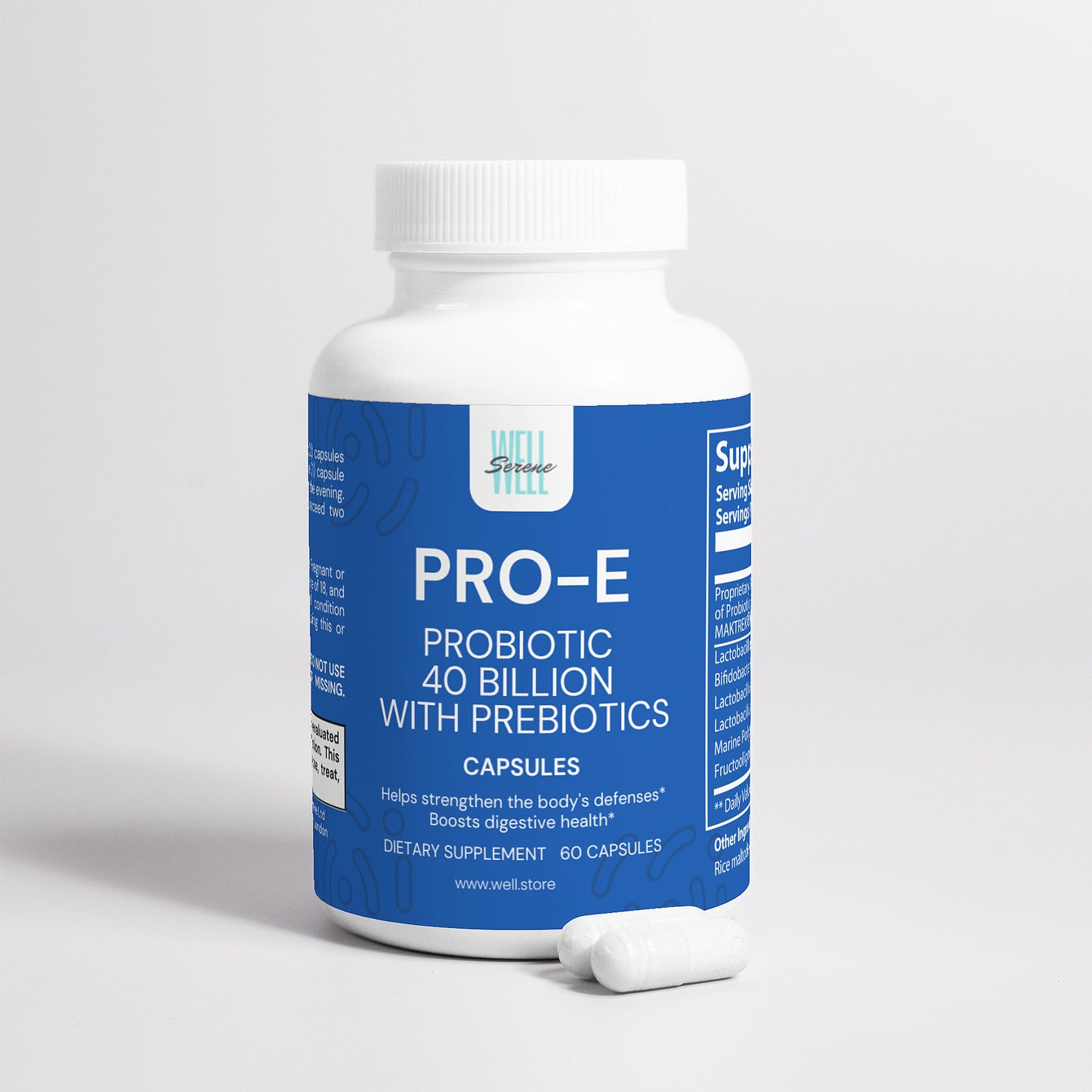 PRO-E: Probiotic 40 Billion with Prebiotics